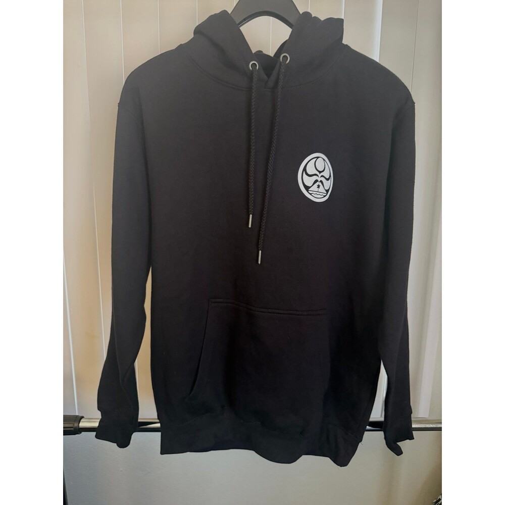 Mens Hawaiian Island Creations  “Enjoy the Ride” Black Hoodie Size Medium